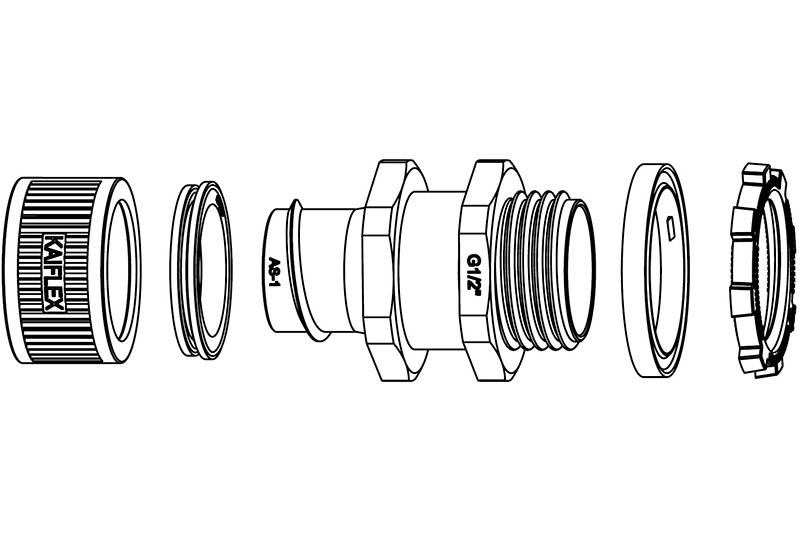 金屬軟管防水接頭 - EZ11 Series 金屬軟管防水接頭 - EZ11 Series