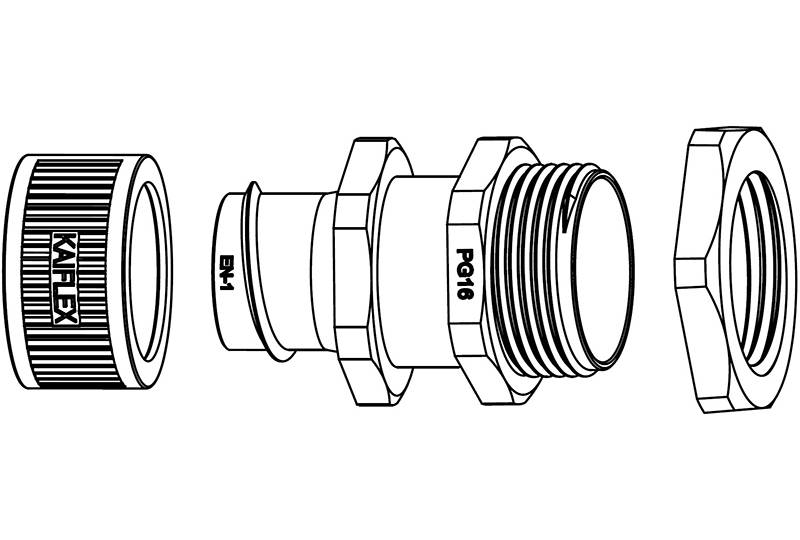 電氣保護(hù)金屬軟管接頭防電磁波干擾應(yīng)用- BEZ05 Series（EU）
