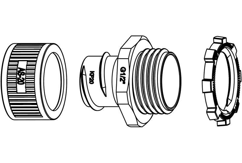 金屬軟管快速接頭- AZ01 Series 金屬軟管快速接頭- AZ01 Series