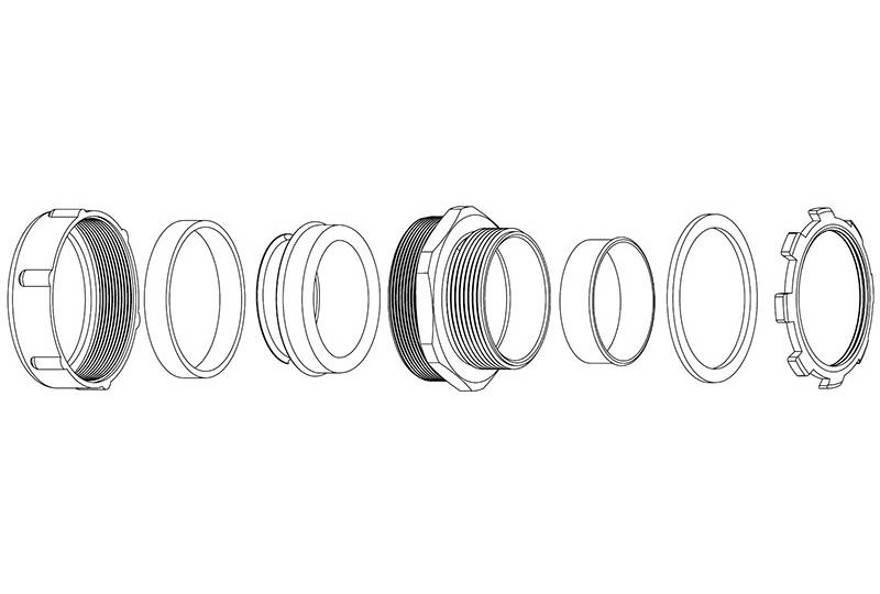 電線保護金屬軟管接頭 - EZ50 Series(EU) 電線保護金屬軟管接頭 - EZ50 Series(EU)