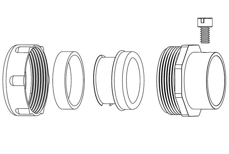 電線保護金屬軟管接頭- EZ52 Series(EU) 電線保護金屬軟管接頭- EZ52 Series(EU)